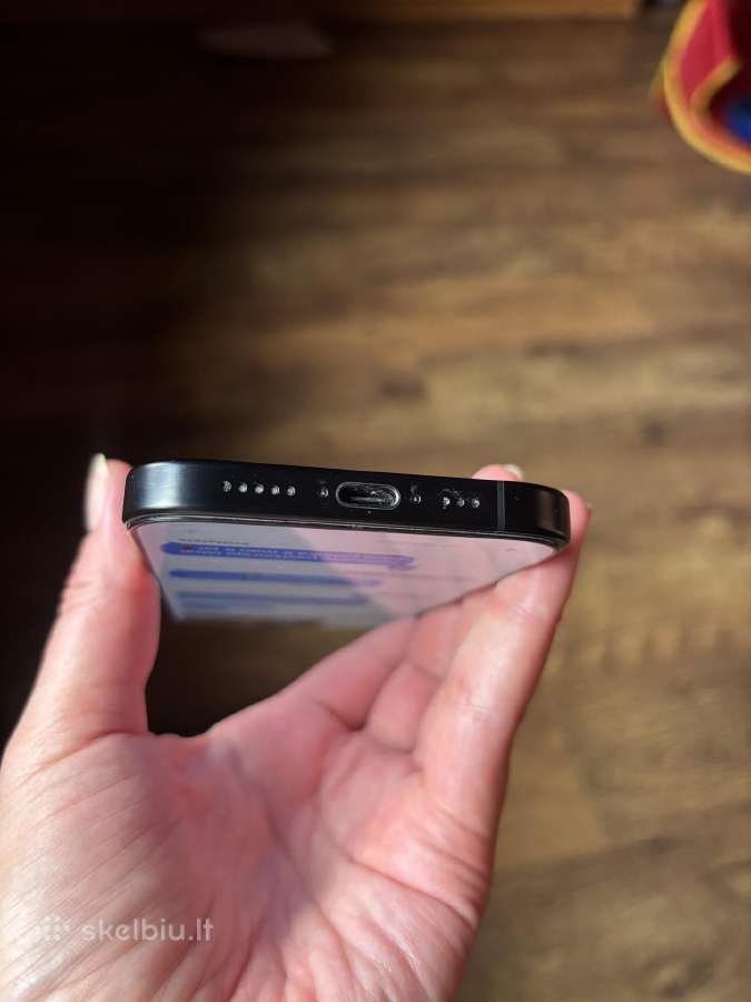 Parduodamas iPhone 16 Pro, 91 proc baterijos - nuotraukos Nr. 4
