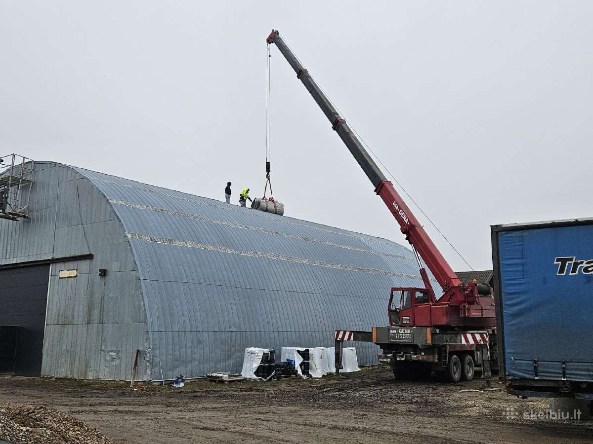 Angarų renovacija Pvc danga 25m garantija - nuotraukos Nr. 12