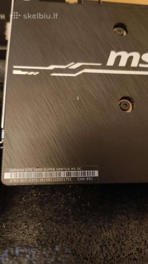Geforce Gtx 1660 Super Ventus XS Oc - nuotraukos Nr. 2