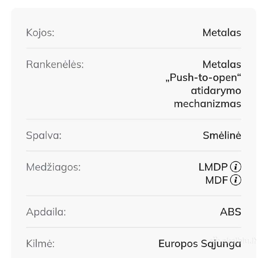 Lentyna Comfivo Citrus I - nuotraukos Nr. 7