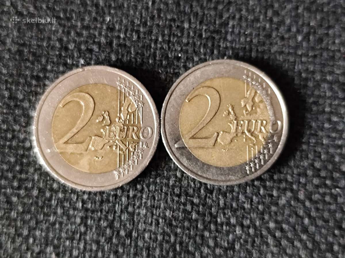 2 eurų monėtos. Es - nuotraukos Nr. 2