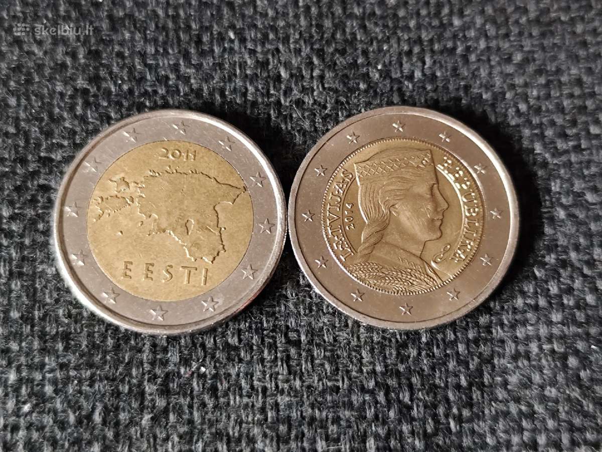 2 eurų monėtos. Es - nuotraukos Nr. 7