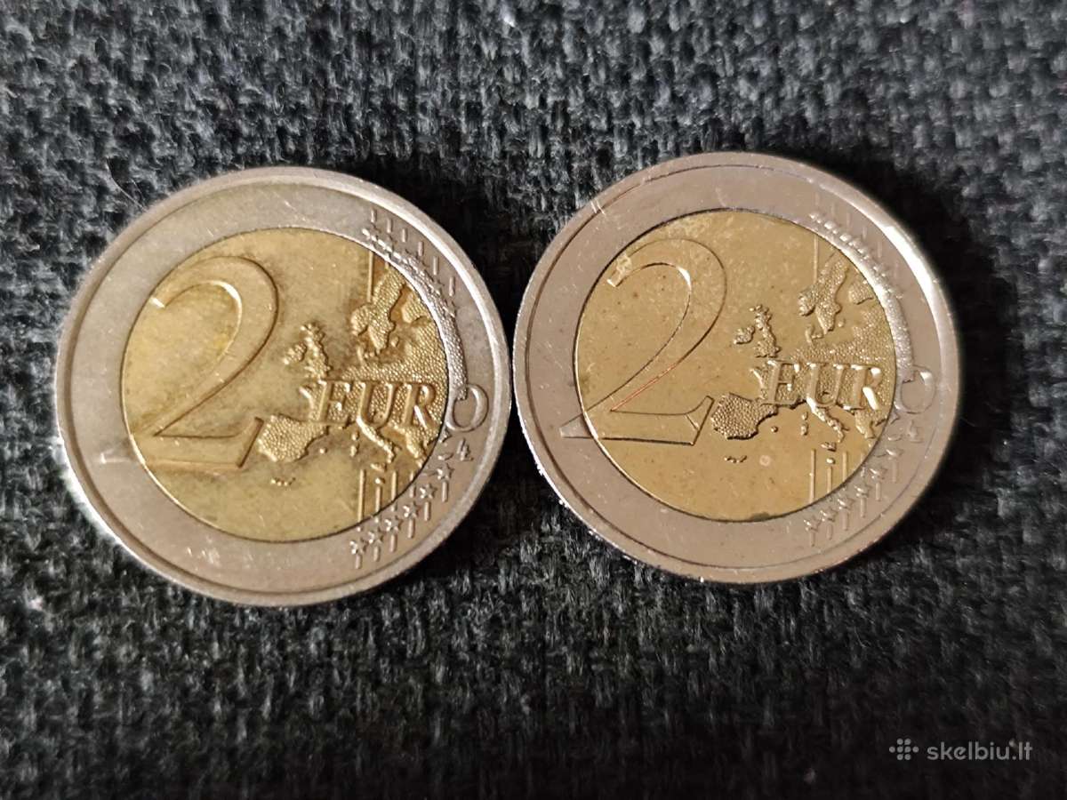 2 eurų monėtos. Es - nuotraukos Nr. 12