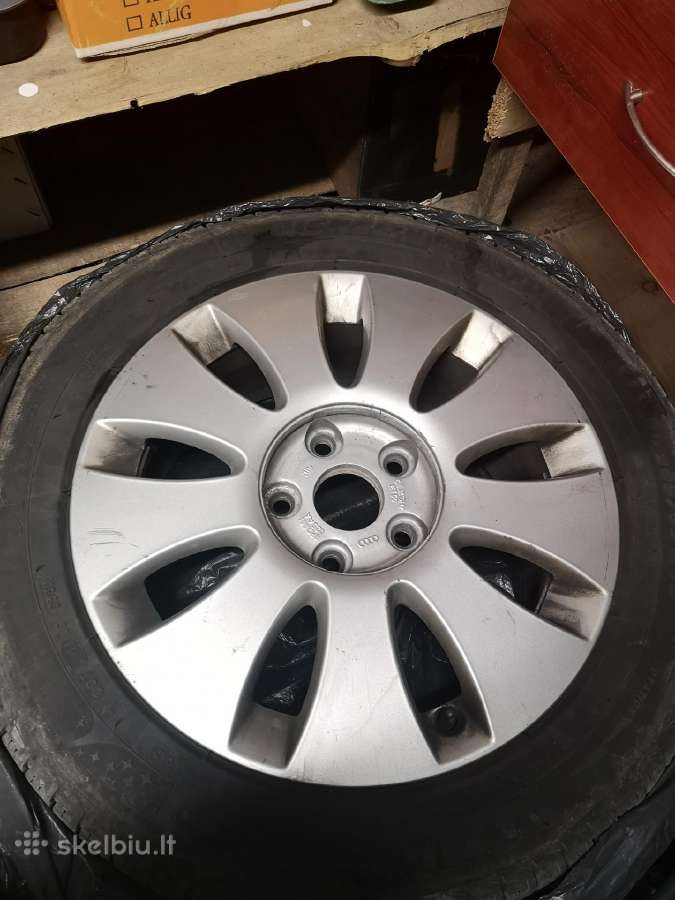 Audi lieti diskai r16 su zem padangom. - nuotraukos Nr. 2