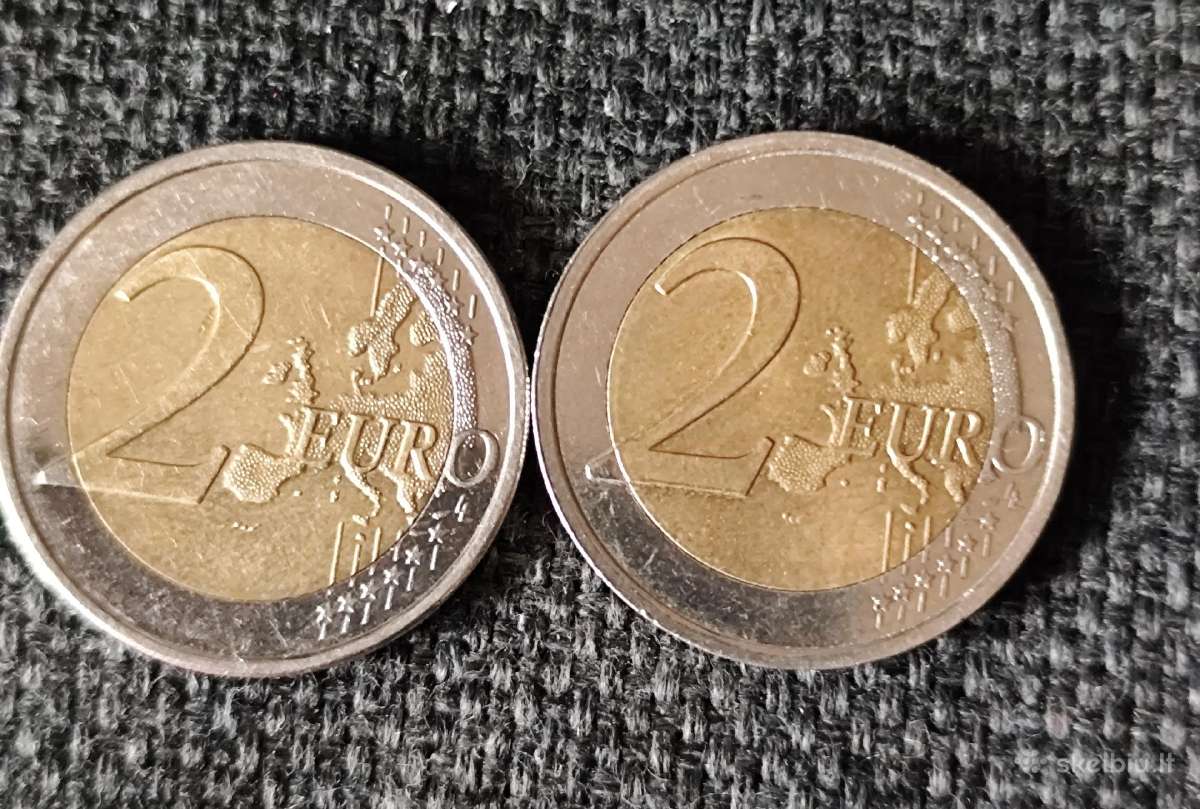 2 eurų monėtos. Es - nuotraukos Nr. 16