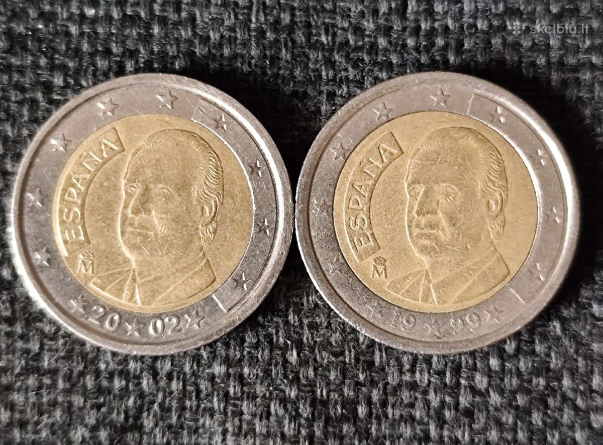 2 eurų monėtos. Es - nuotraukos Nr. 17