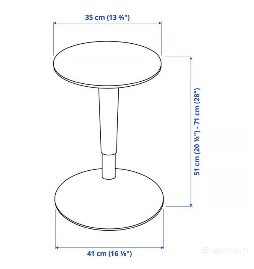 Ikea Nilserik ergonomiška kėdė - nuotraukos Nr. 4