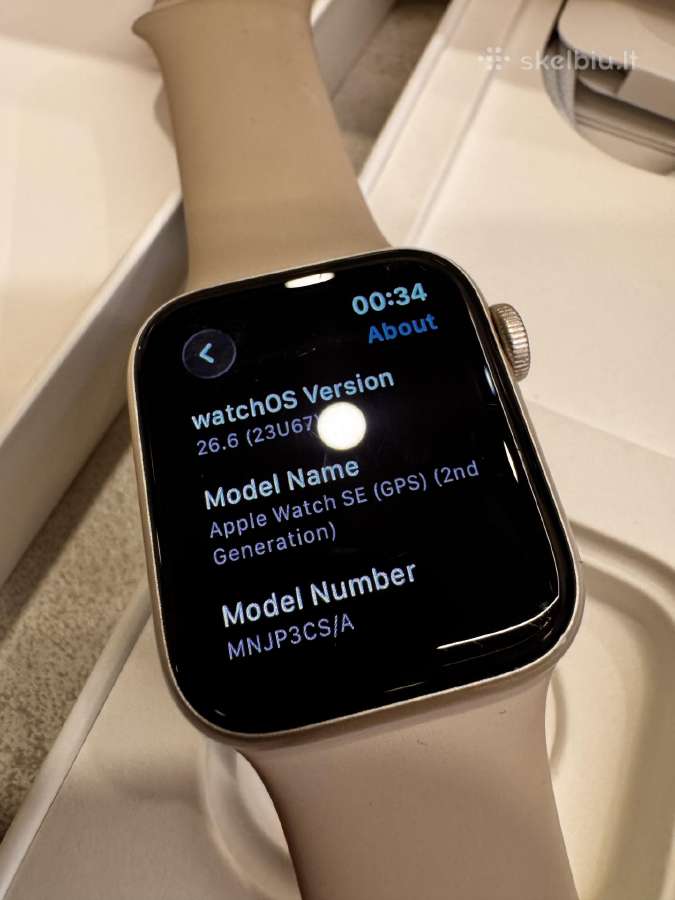 Apple watch Se 40mm (2nd gen) - nuotraukos Nr. 5
