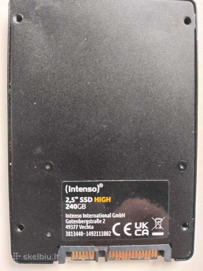 Intenso High SSD, 2.5", 240 GB - nuotraukos Nr. 2