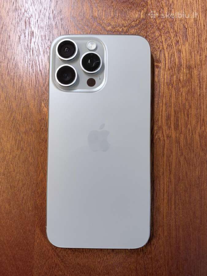 iPhone 15 pro max 256gb titanium - nuotraukos Nr. 3