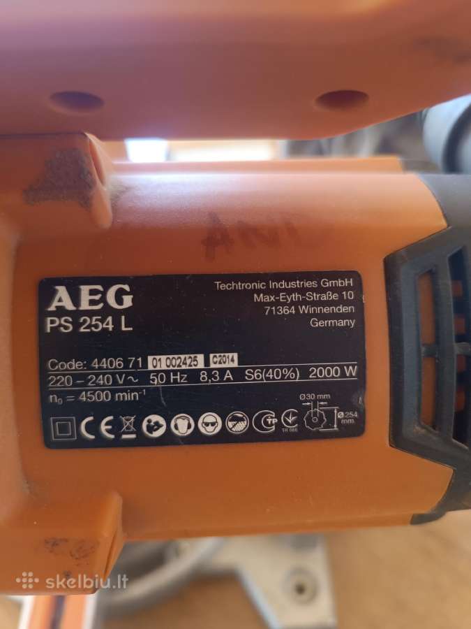 Aeg skersinio pjovimo staklės - nuotraukos Nr. 9