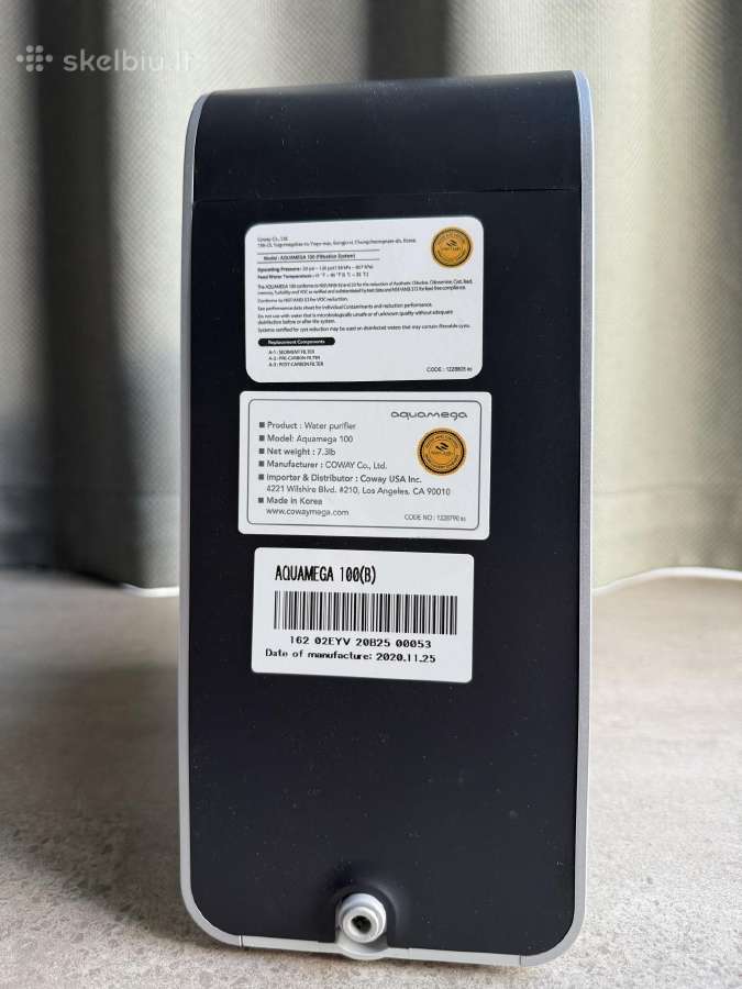 Coway Aquamega 100 geriamo vandens filtras - nuotraukos Nr. 5