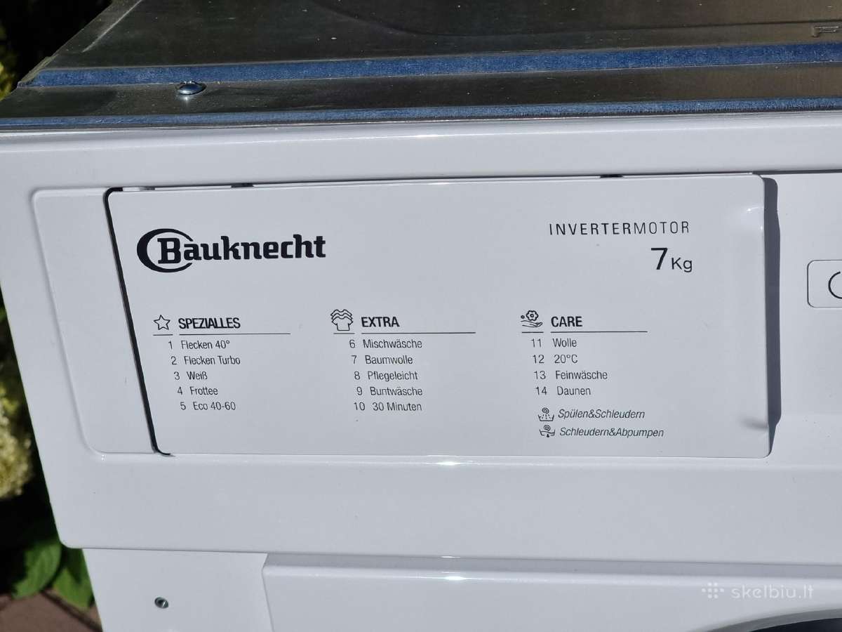 Įmont.bauknecht Bi Wmbg 714 83e/de +garantija - nuotraukos Nr. 4