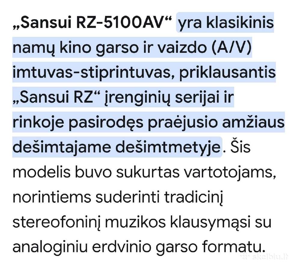 Sansui, Onkyo resiveriai - nuotraukos Nr. 13