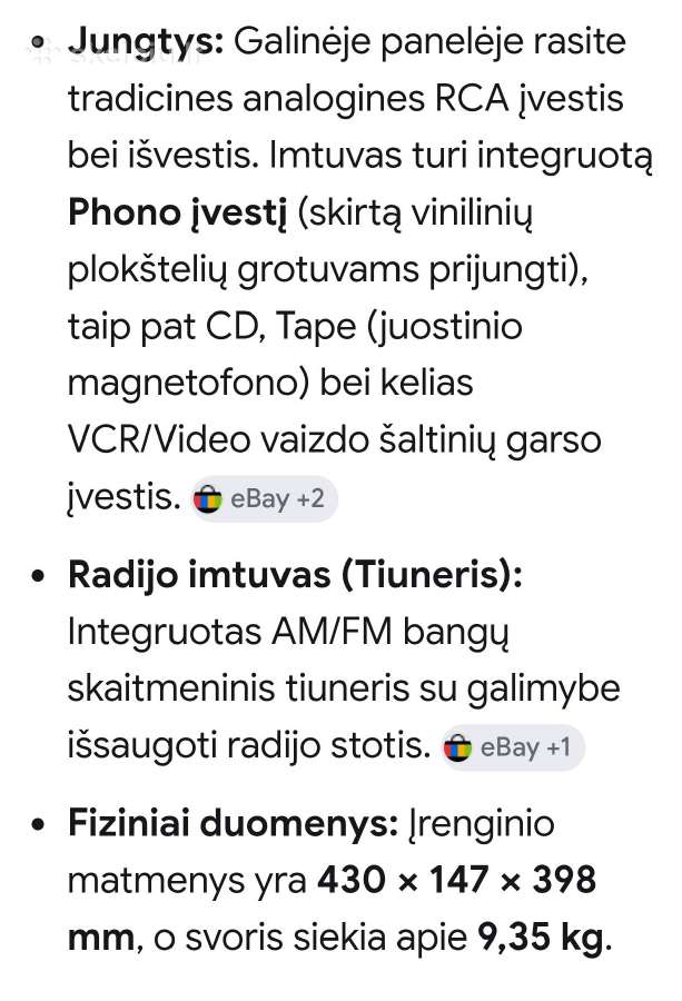 Sansui, Onkyo resiveriai - nuotraukos Nr. 15