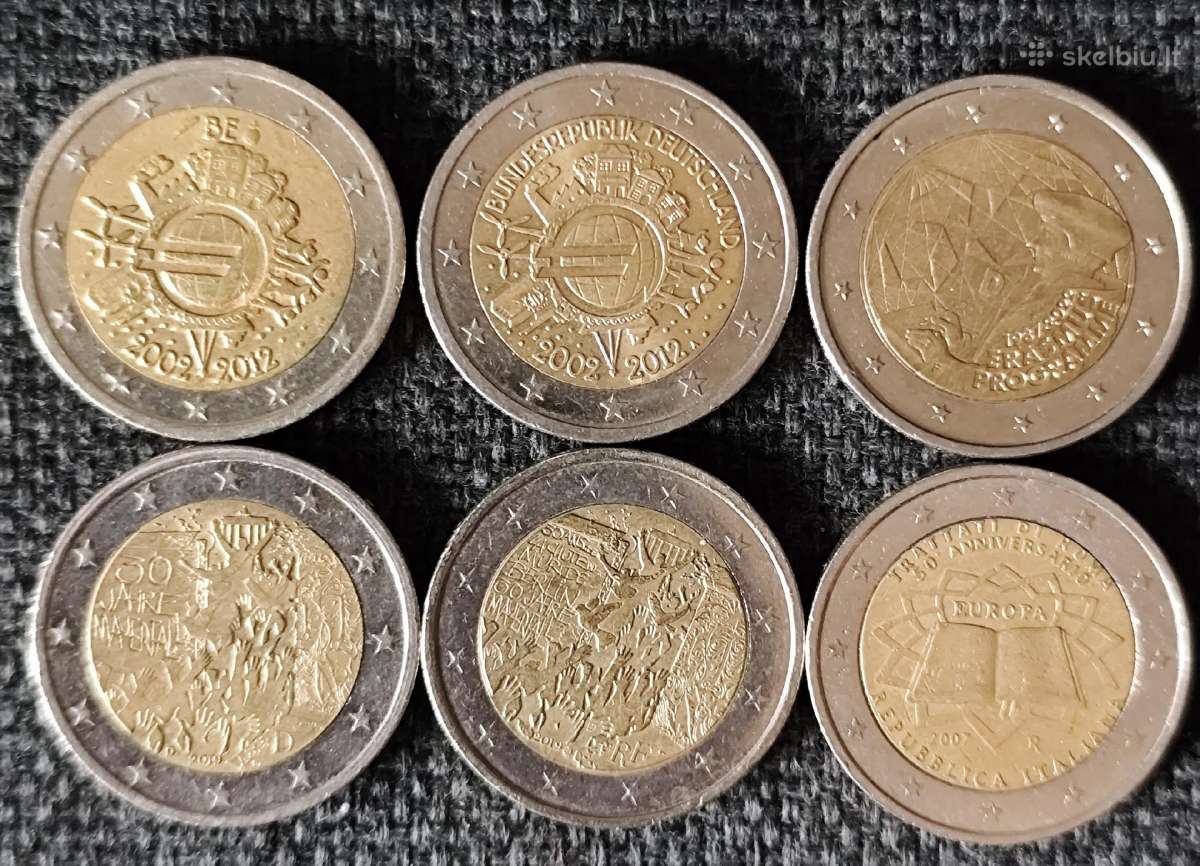 2 eurų proginės monėtos iš apyvartos. - nuotraukos Nr. 5