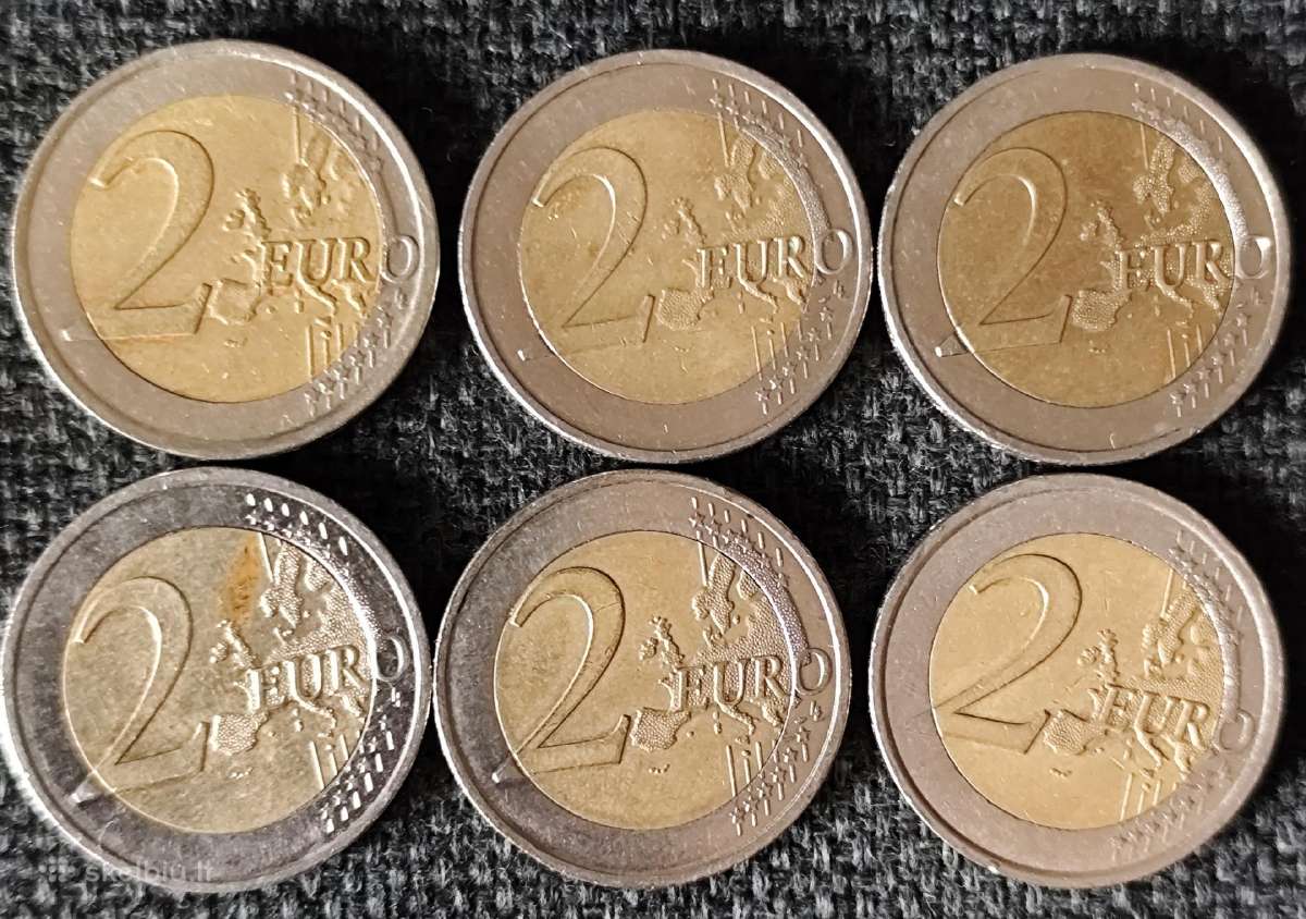 2 eurų proginės monėtos iš apyvartos. - nuotraukos Nr. 6