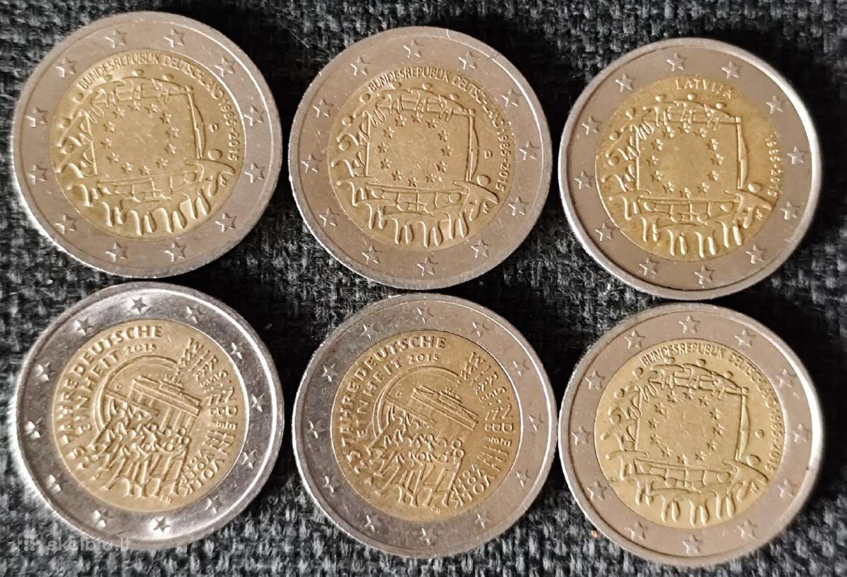 2 eurų proginės monėtos iš apyvartos. - nuotraukos Nr. 7