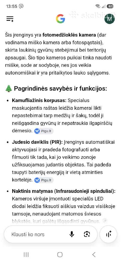 Miško kamera - nuotraukos Nr. 6