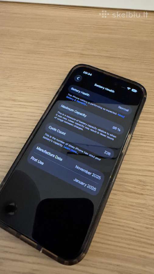 iPhone 15 Pro 256gb 10/10 - nuotraukos Nr. 2