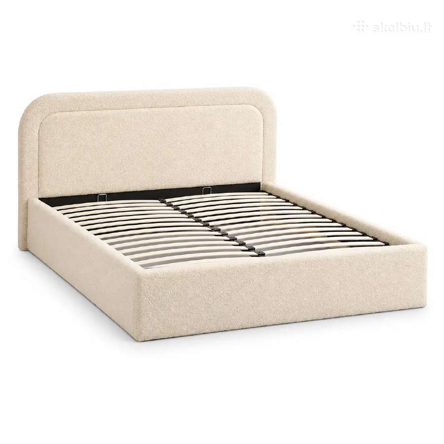 Dvigulė miegamojo lova su patalynės dėže - nuotraukos Nr. 2