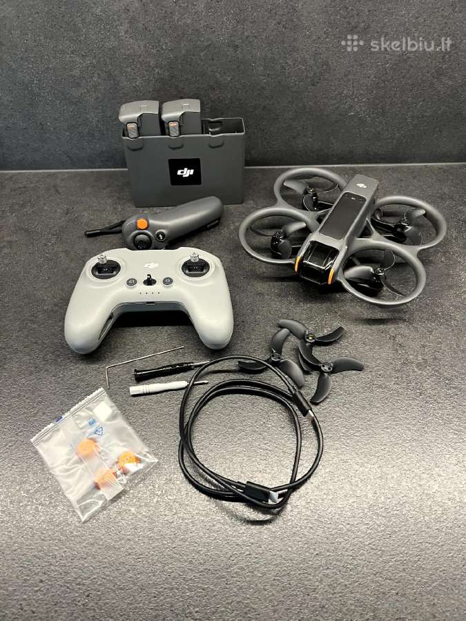 Dji Avata 2 Fly More combo + Dji Care - nuotraukos Nr. 2