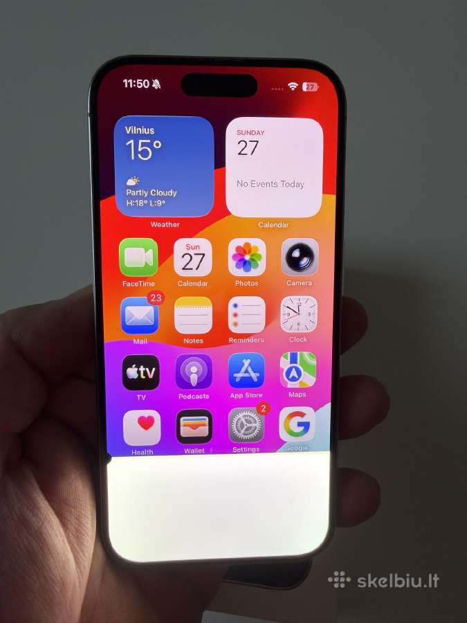 iPhone 15pro 128gb - nuotraukos Nr. 8