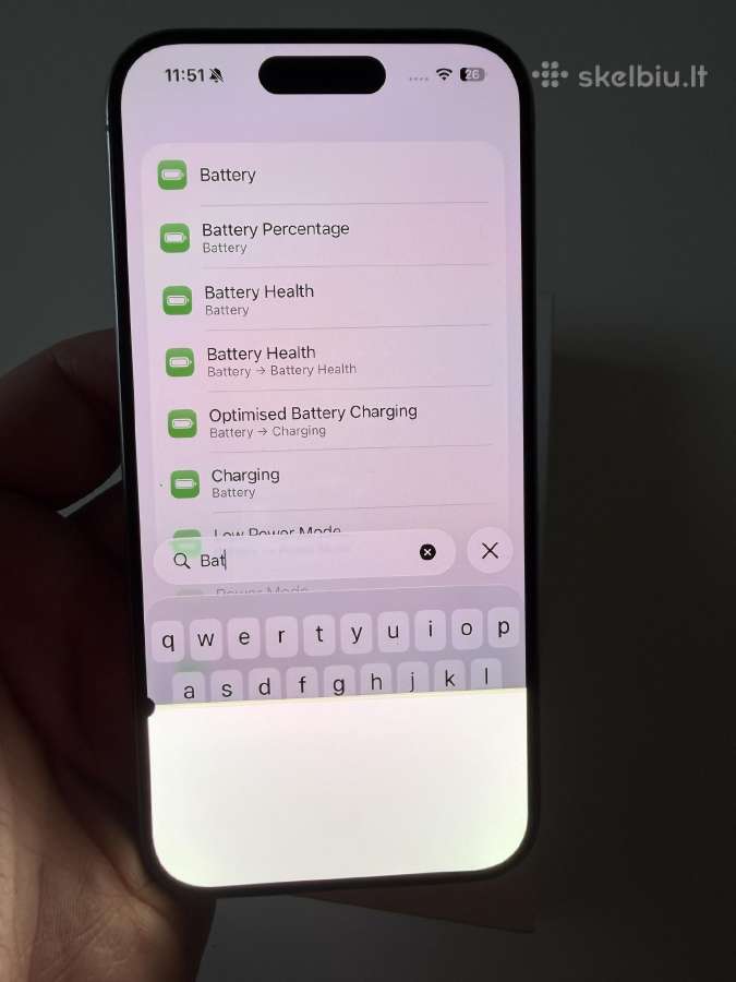 iPhone 15pro 128gb - nuotraukos Nr. 11