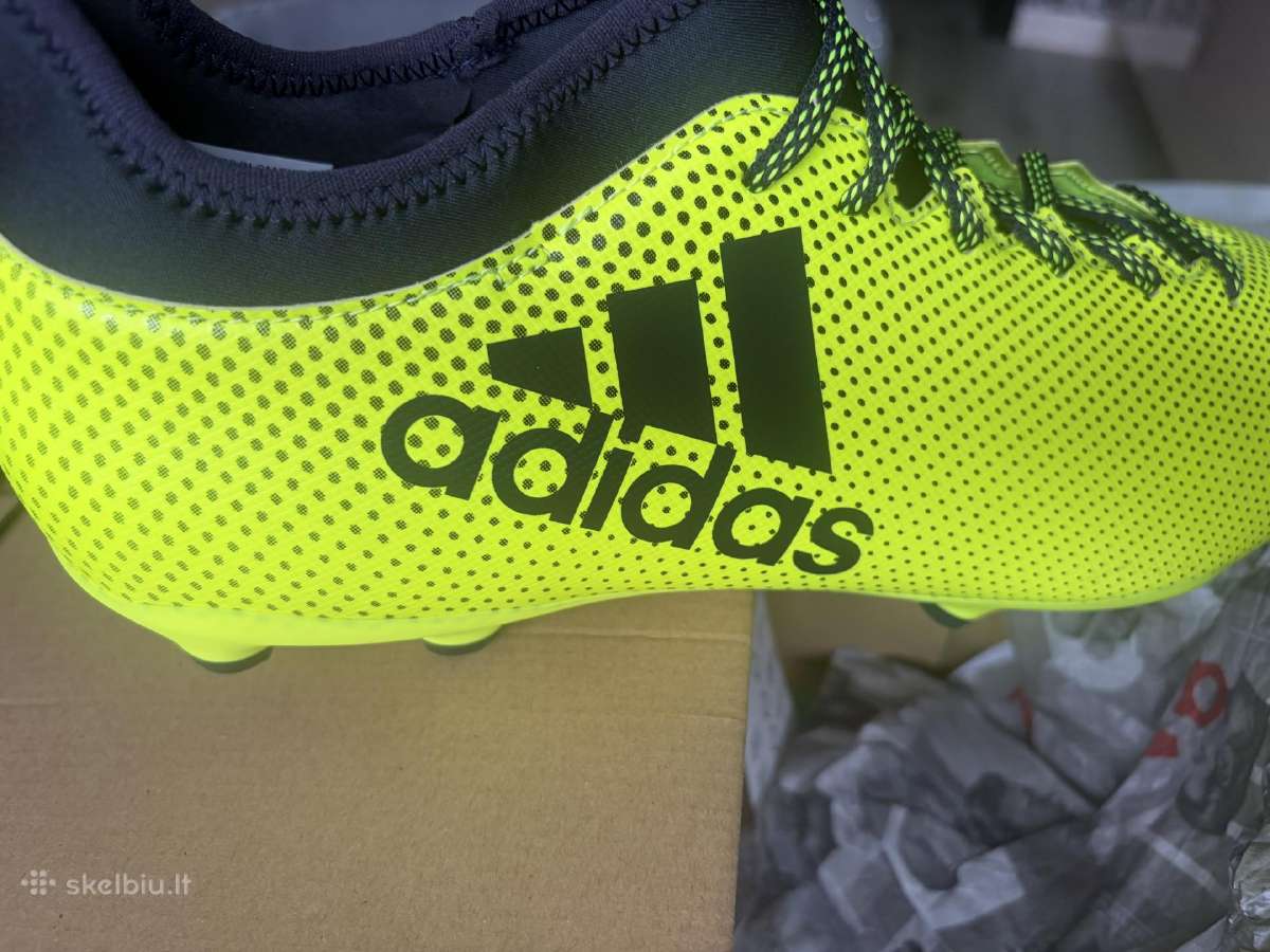 Futbolo bateliai adidas X 17.3 Fg (Dydis 48) - nuotraukos Nr. 2