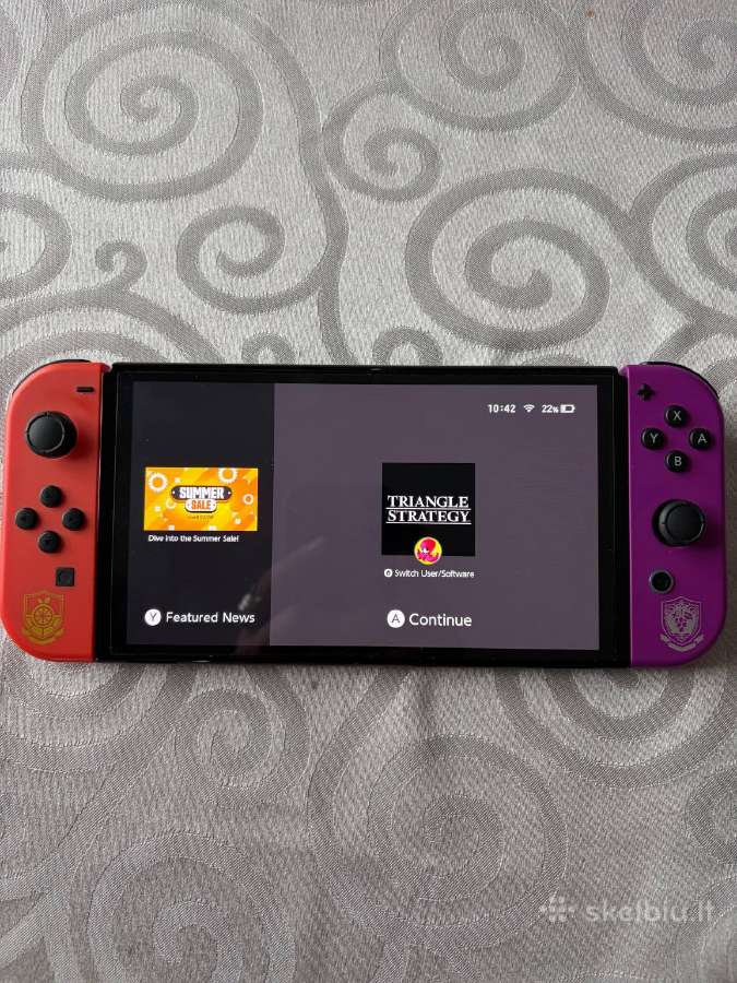 Nintendo switch oled pokemon edition - nuotraukos Nr. 2