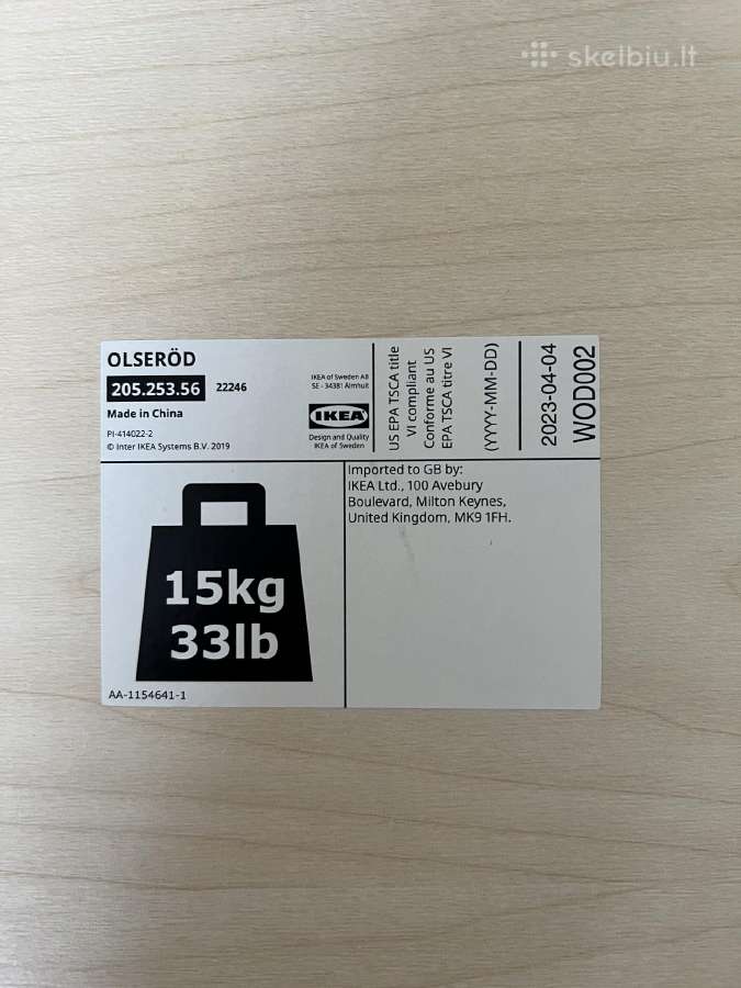 Staliukas Ikea Olserod - nuotraukos Nr. 4