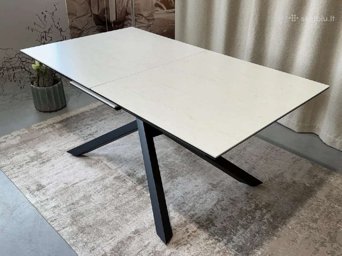 Išskleidžiamas valgomojo stalas Rubin-beige - nuotraukos Nr. 2