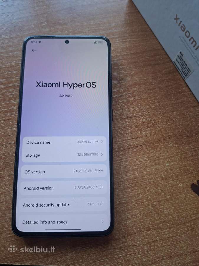 Xiaomi 13t Pro 512gb - nuotraukos Nr. 6