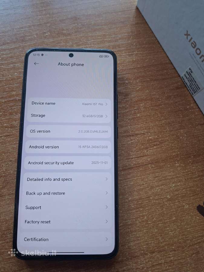 Xiaomi 13t Pro 512gb - nuotraukos Nr. 7