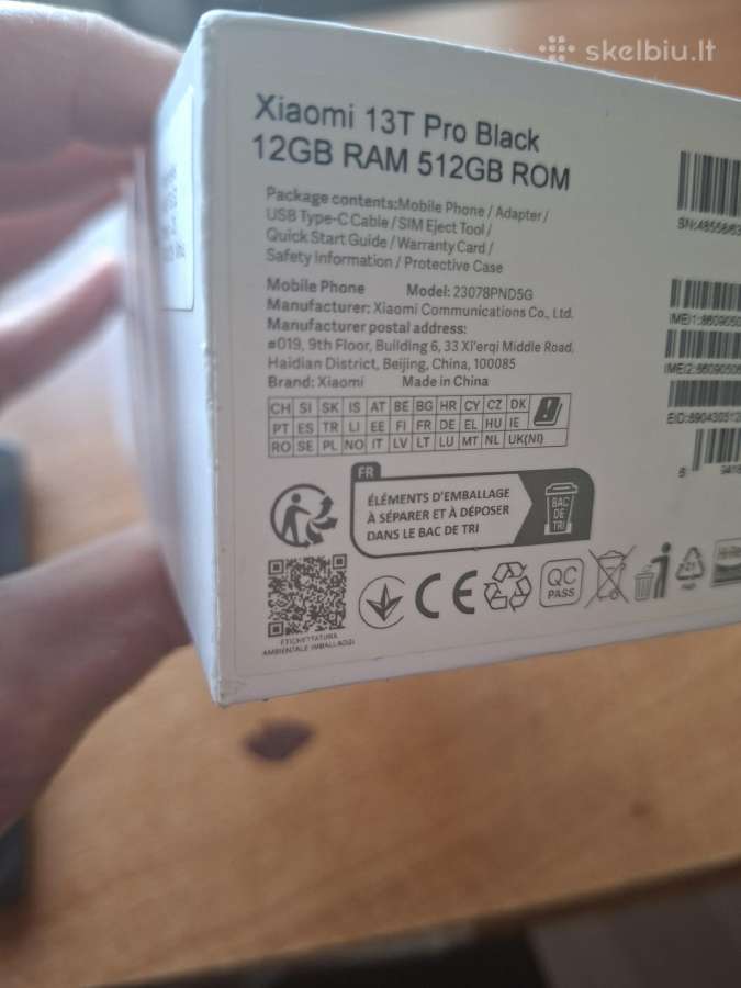 Xiaomi 13t Pro 512gb - nuotraukos Nr. 12