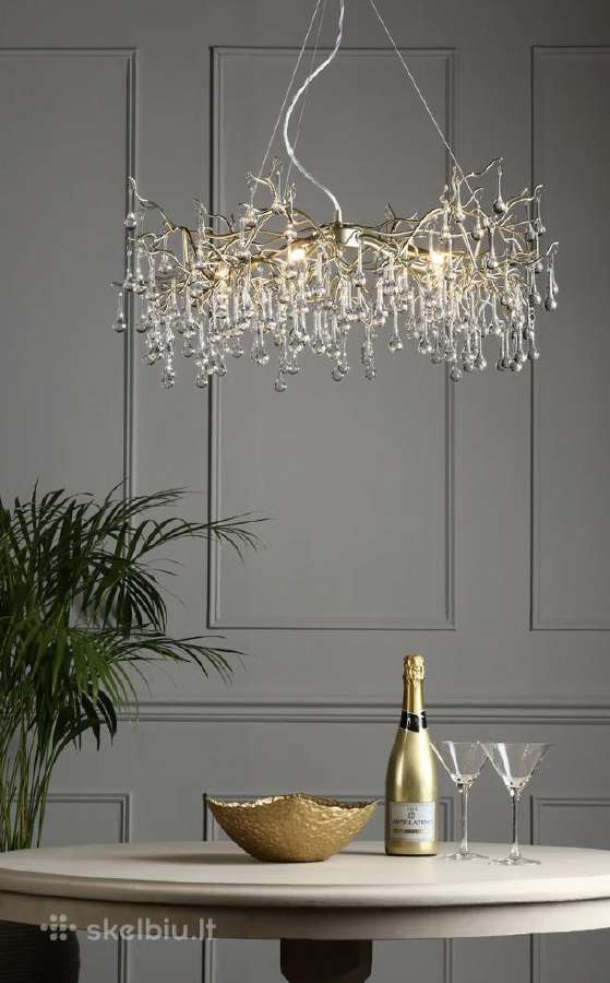 Laura Ashley Willow 5-light Pendant Satin - nuotraukos Nr. 6