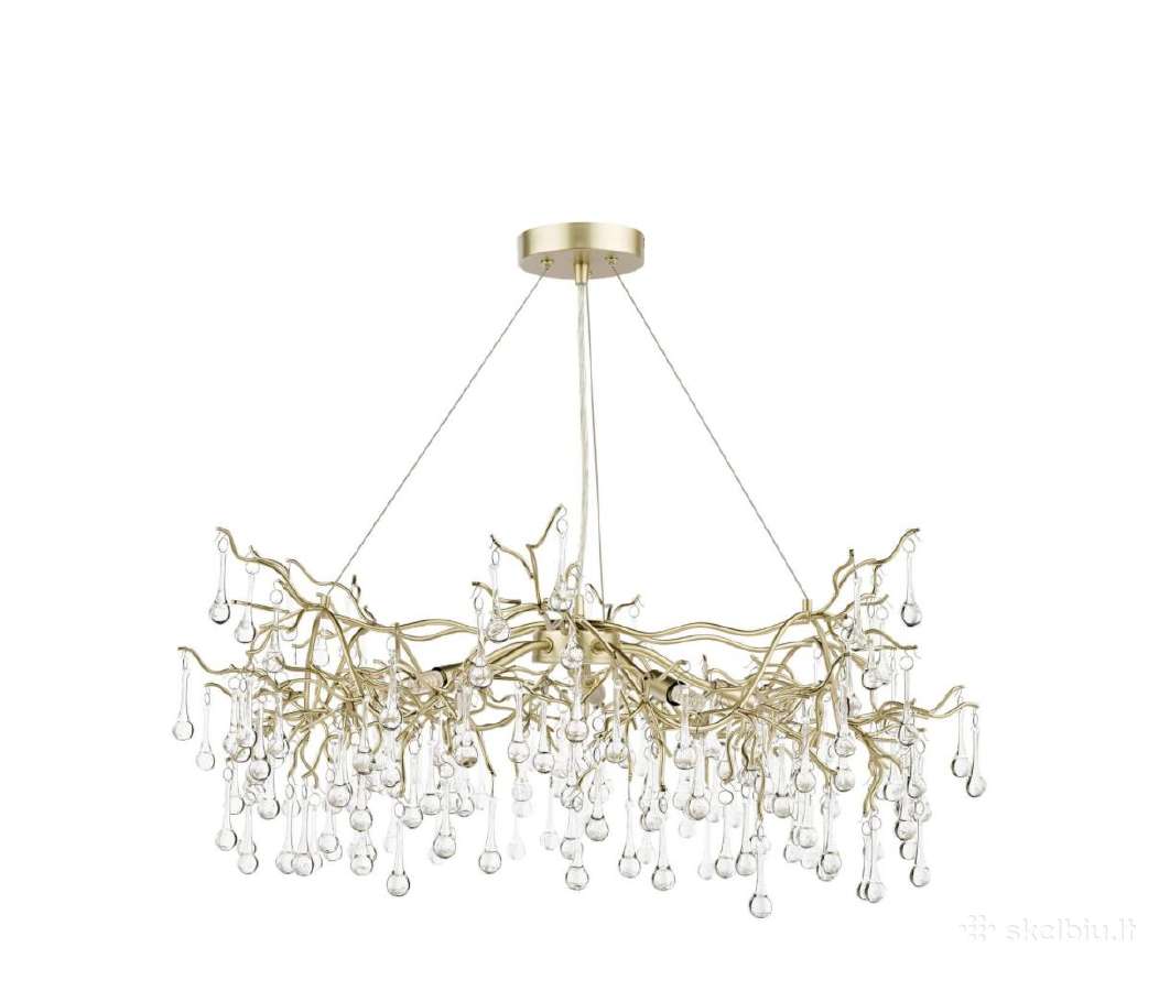 Laura Ashley Willow 5-light Pendant Satin - nuotraukos Nr. 7