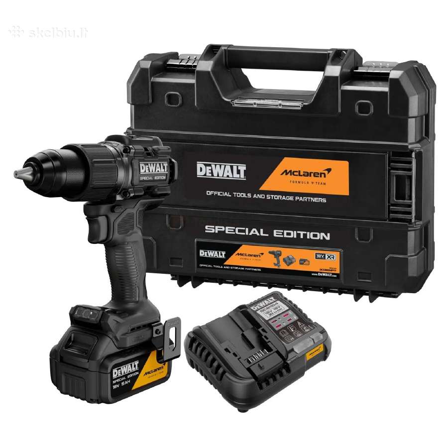 Dewalt Dcd86mp1t Mclaren Edition suktuvas - nuotraukos Nr. 2