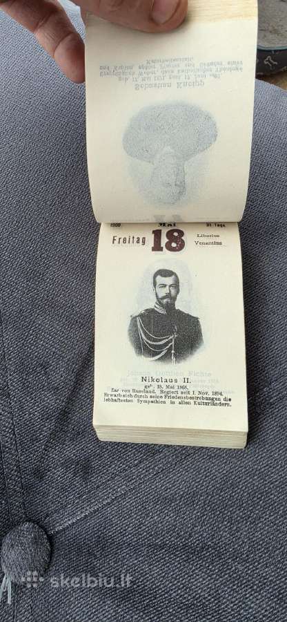 1900 metu kalendorius - nuotraukos Nr. 4