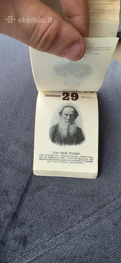 1900 metu kalendorius - nuotraukos Nr. 7