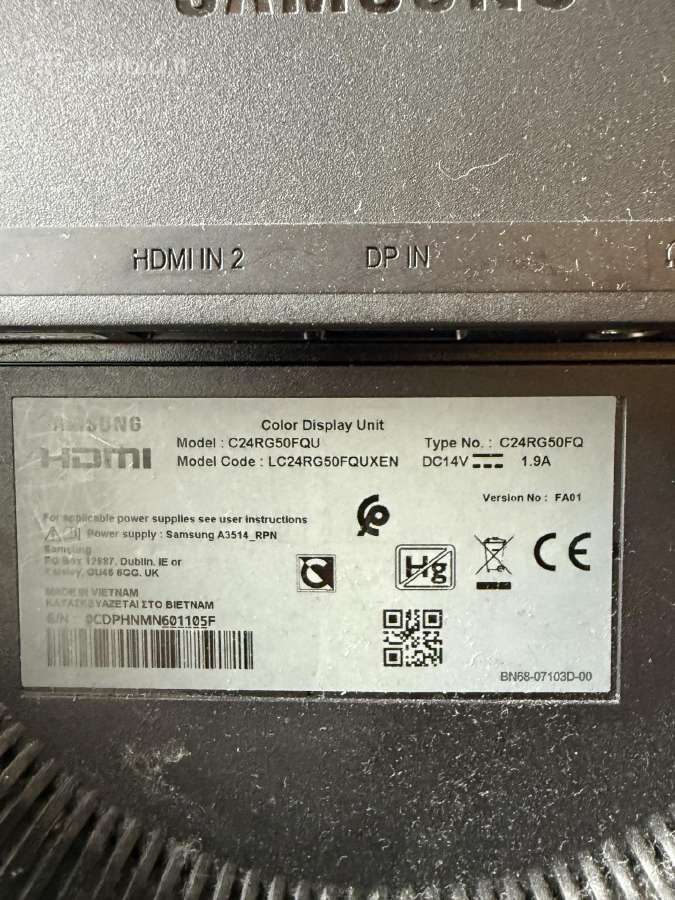 Neveikiantis Samsung monitorius - nuotraukos Nr. 4