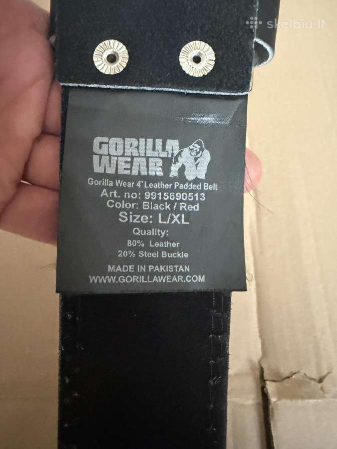 Gorrila wear diržas nugarai - nuotraukos Nr. 4