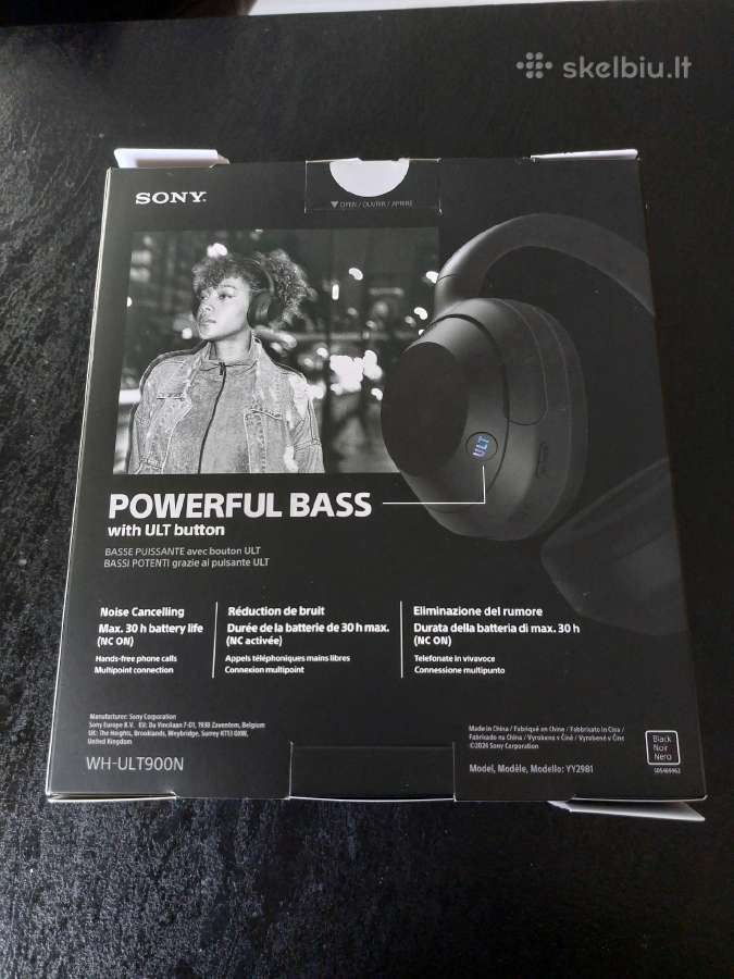 Sony Ult Wear Wh-ult900n ausinės (sulūžusios) - nuotraukos Nr. 6