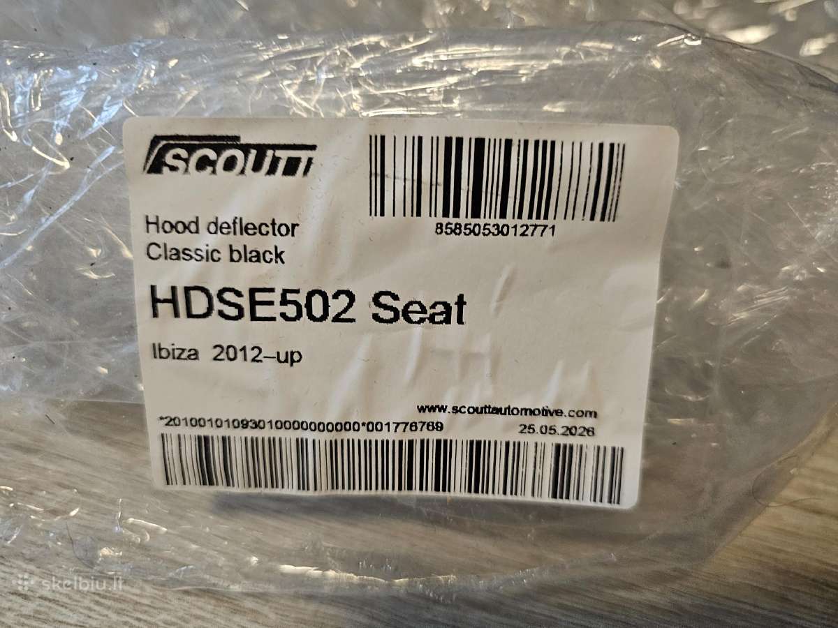 Seat Ibiza 6j hood deflector - nuotraukos Nr. 4