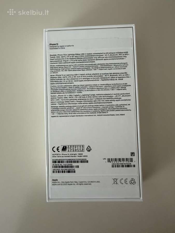 iPhone 13 128 GB - nuotraukos Nr. 3