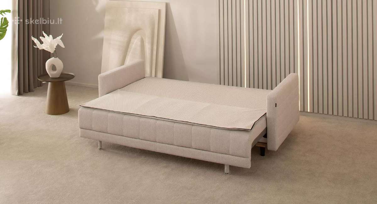 Nauja Magrės baldų sofa su miegama f., trivietė - nuotraukos Nr. 7