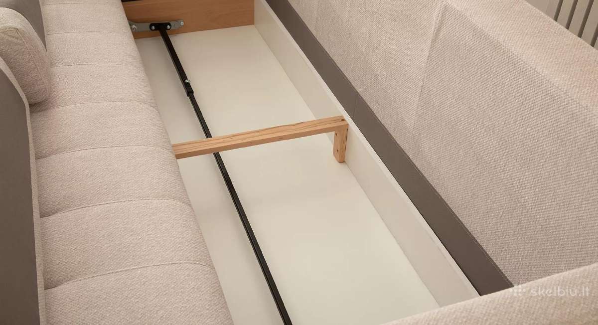 Nauja Magrės baldų sofa su miegama f., trivietė - nuotraukos Nr. 8