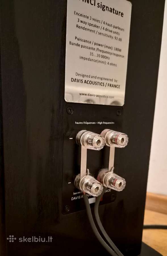 Puikiai skambančios kolonėlės Davis Acustics Vinci - nuotraukos Nr. 11