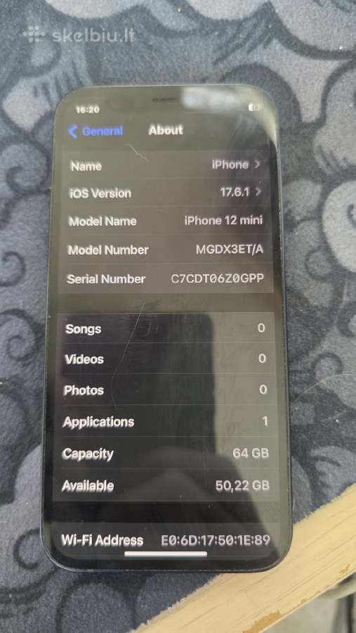 Apple iPhone 12 mini 64gb - nuotraukos Nr. 3