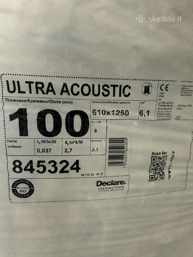 Knauf ultra acoustic vata - nuotraukos Nr. 2